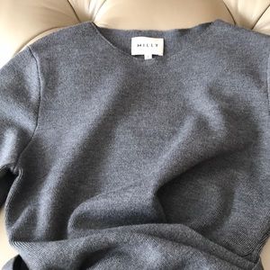 Milly tunic sweater w wrap belt